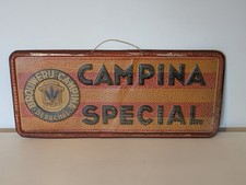 Plaque Tôle Publicitaire Campina Spécial Ancienne Brasserie  Bier( No Émaillée )