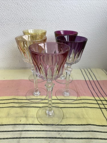 Anciens verre pied cristal - anciens,