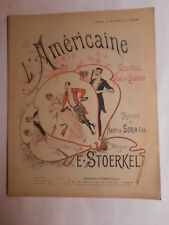 L'américaine Theorie Soria Musique Stoerkel Pas de Quatre Piano Partition Danse