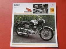 Fiche Technique Moto Collection HONDA 300 CB 77 de 1961