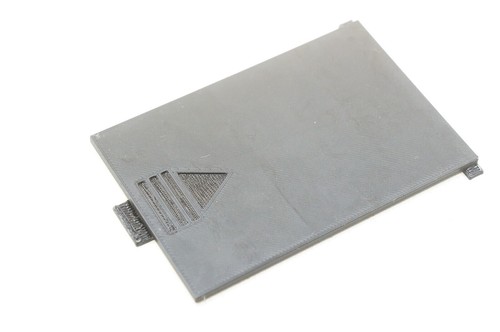 Printed battery door cover - printed,