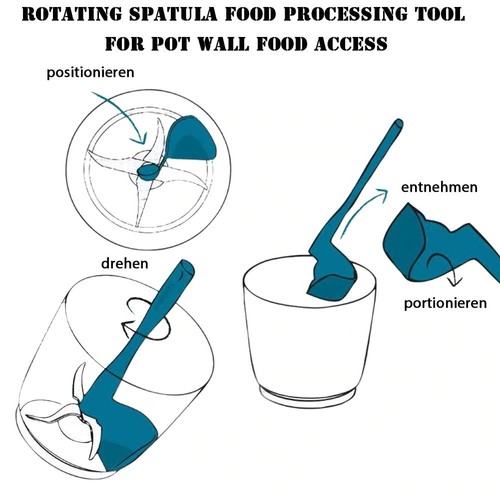 Rotary scraper thermomix - rotary, for
