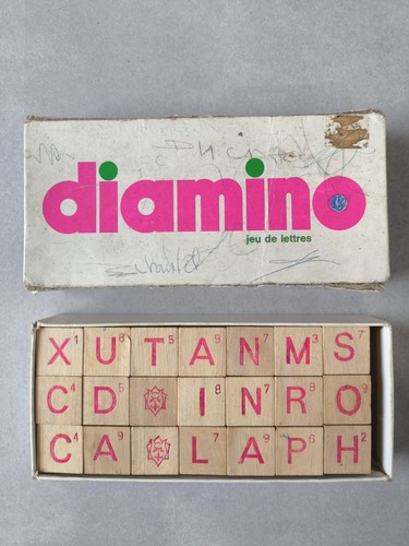 Jeu lettres ancien diamino - lettres,