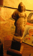 Tanagra figurine sculpture - tanagra.,