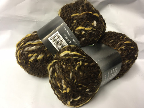 Pelotes laine chocolat - 4, laine/