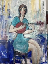 Hrasarkos XXL 140x100  Toile Sans Châssis Signée