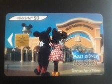 Télécarte 50 u F1208B Walt Disney Studio Disneyland puce SO6 MICKEY MINNIE LUXE 