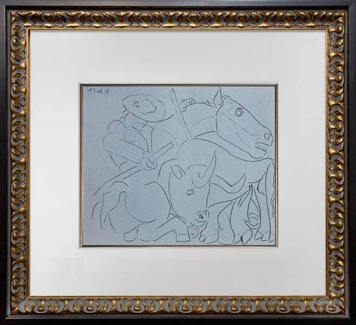 Pablo picasso linogravure - pablo,