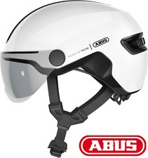 ABUS Casque Velo HUD-Y ACE shiny white  Taille L - SANS  Led arrière (manquante)