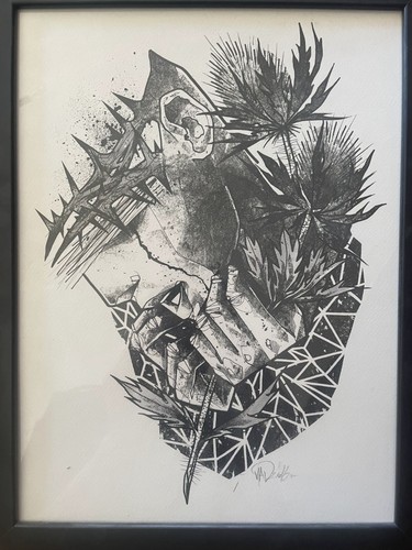 Signé original dessin dran - original,