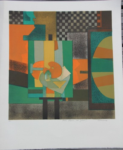 André minaux lithographie - andré,