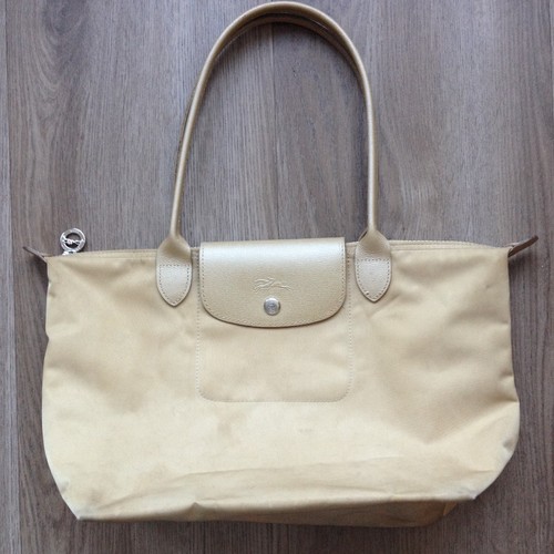 Sac longchamp pliage beige - longchamp, le