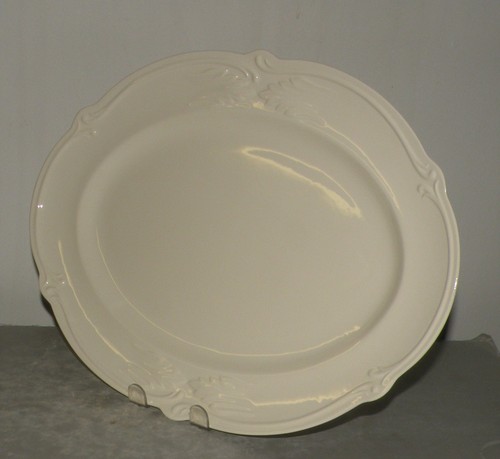 New oval platter rocaille - new,
