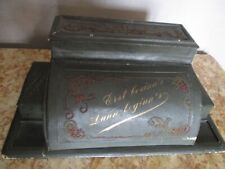 Joli ancien écritoire / trieur, porte courrier allemand  cartonnage