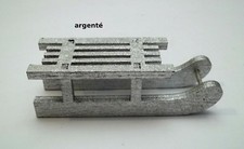 luge en bois,miniature maison de poupée,vitrine,jouet, sport d'hiver AR Gtp18