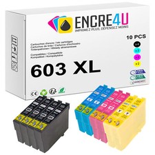 PROMO : Lot de 10 cartouches d'encre compatibles avec Epson 603 XL Etoile de Mer