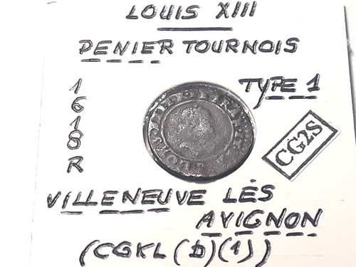 Louis xiii denier tournois - denier,