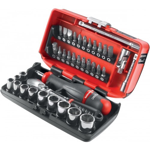 Coffret douilles 6 pans - 1/4",