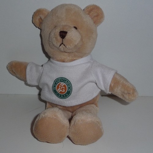 Doudou ours bnp roland garros - roland,