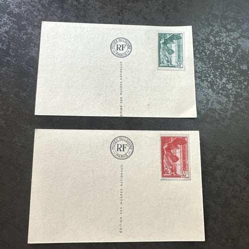 Cpa cartes musée - du, louvre