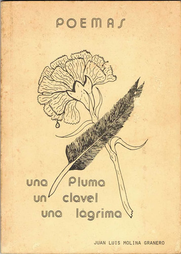 Una pluma clavel - pluma,, un