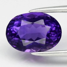 Superbe améthyste facettée-Gemme pierre précieuse et semi précieuse pierre fine
