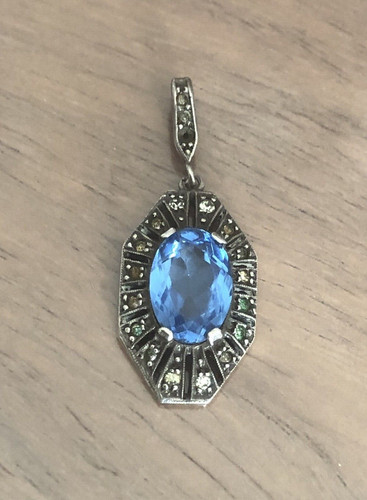 Pendentif art déco argent - art,