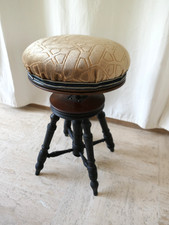 Tabouret de pianiste Napoleon III ancien restauré