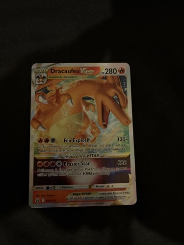 Carte pokémon dracaufeu - carte,