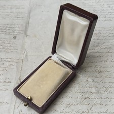 ECRIN A Bijou Cuir ANCIEN 1900 Pendentif Collier French Victorian