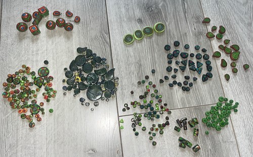 Lot perles pâte fimo - perles,