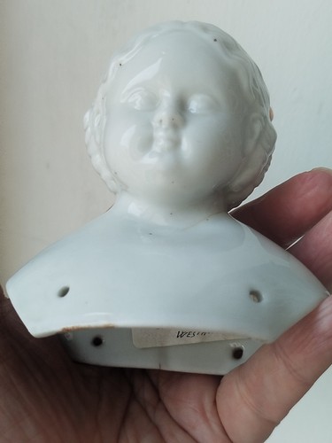 Rare tête poupée - tête, en
