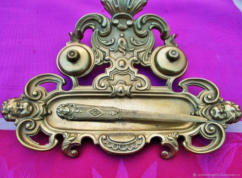 Encrier porte plume ancien - porte,