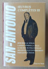 --  SAN-ANTONIO. OEUVRES COMPLÈTES III (3) --  FLEUVE NOIR 1995