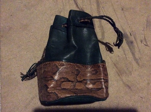 Ancien sac peau serpent - peau, de