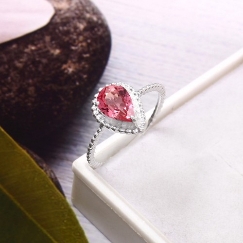 Bague saphir padparadscha - saphir,