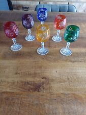 6  VERRE  A LIQUEUR CRISTAL