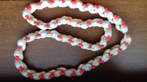 Ancien collier coquillages - ancien,