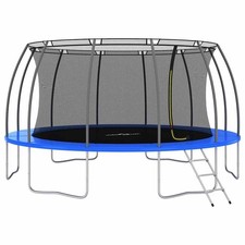 Ensemble de Trampoline Rond 244x55 cm 100 kg Filet de Sécurité Jardin vidaXL