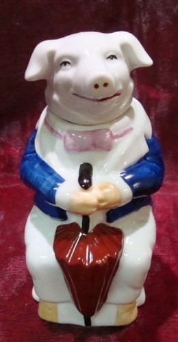 Moutardier figurine cochon - figurine,