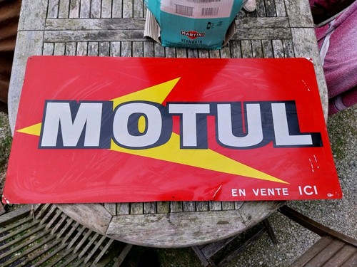 Grande tole publicitaire - tole,