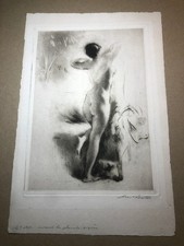 Armand Berton, Eau-forte et