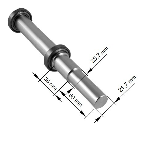 Boulon pin pour bequille