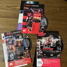 Lesmills Bodypump No. 85 87 94 CD Feuilles audio et chorégraphiques d'entraîn...