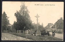 CPA Argy /Indre, La Croix