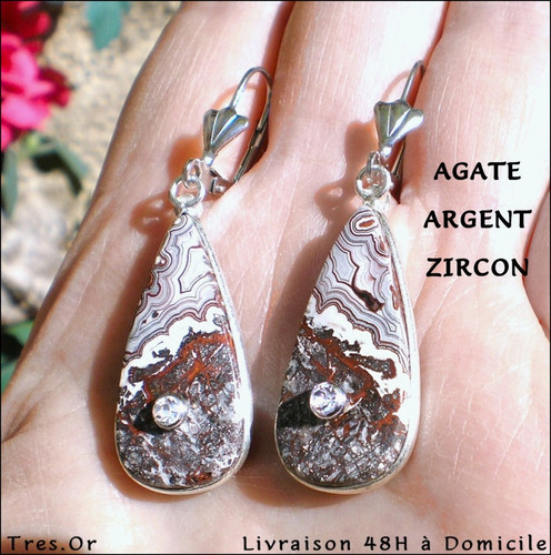 Boucles oreille argent - d'oreille, 925