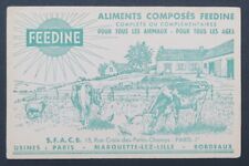 Buvard FEEDINE aliment pour animaux MARQUETTE-LEZ-LILLE BORDEAUX Blotter