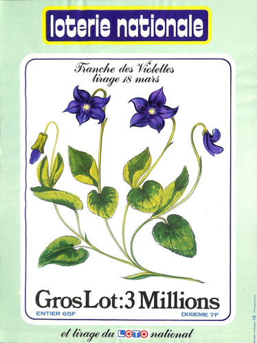 Affiche poster loterie - /,