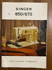 Machine à coudre Singer 650 / 670 Manuel Notice