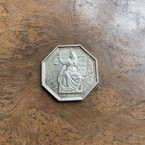 Jeton medaille notaire - jeton,